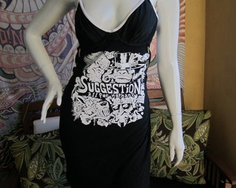 Suggestion t shirt bikini dress with hemp stitching