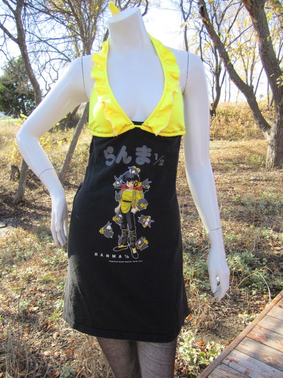 ranma anime t shirt bikini dress