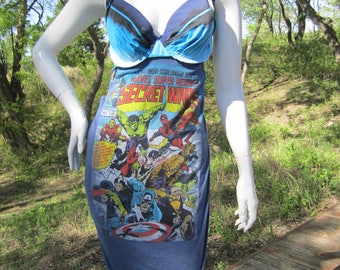 Marvel Secret Wars t shirt bikini dress