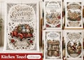 Christmas Kitchen Towel PNG Bundle, Vintage Farmhouse Tea Towel Designs, Rustic Sublimation, Christmas Kitchen Decor, Digital Download product logo