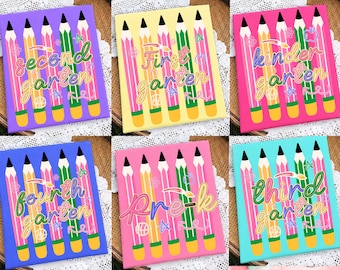 Pacchetto PNG a righe neon per il ritorno a scuola, maglietta PNG per la scuola materna, l'asilo, la prima, seconda, terza e quarta elementare, design per il primo giorno di scuola