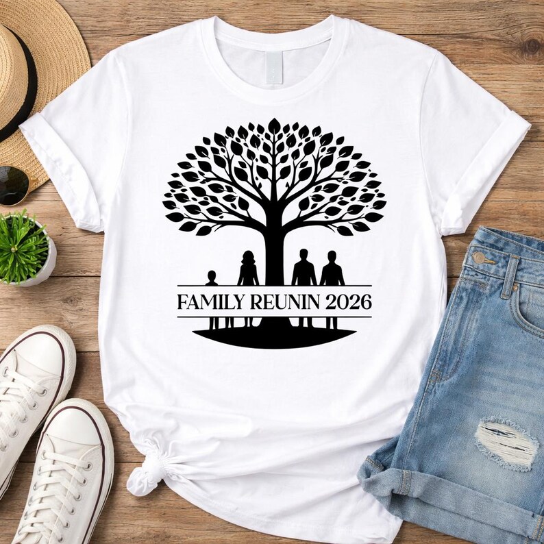 Family Reunion Svg Bundle, Family Tree Designs, Custom Name Reunion ...