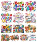 Teacher PNG Bundle, Boho Teacher PNG, Best Teacher Ever, Teacher Appreciation Gift, Back to School, Rainbow Teacher Life Sublimation product logo