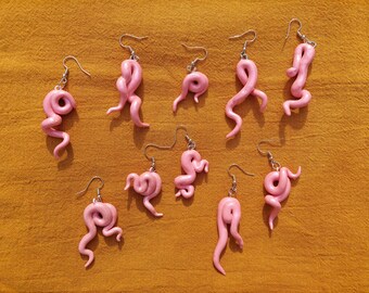 Worm Earrings (singles)