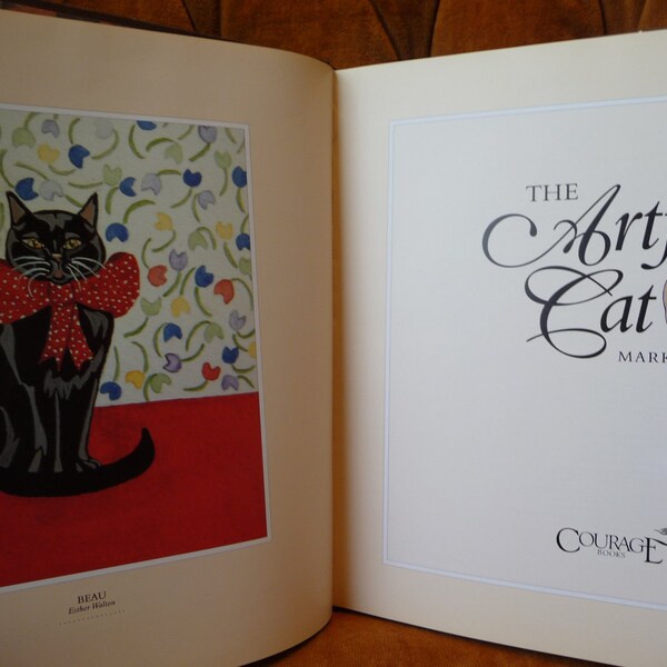 cat book, The Artful Cat, Mark Bryant, hardcover book, supplies, nice pictures, paintings, scrapbooking, cats, cat lover, cat art, gift idea