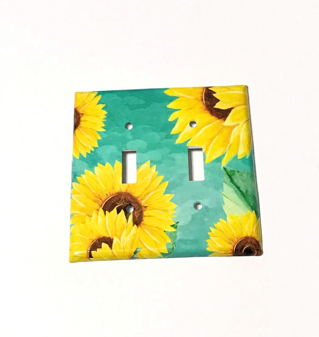 Sunflower Light Switch Cover Watercolor Sunflower - Etsy