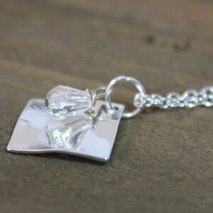 Birthstone Necklace April-Crystal