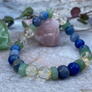 Courage Gemstone Bracelet: Aventurine & Citrine, Inner Strength