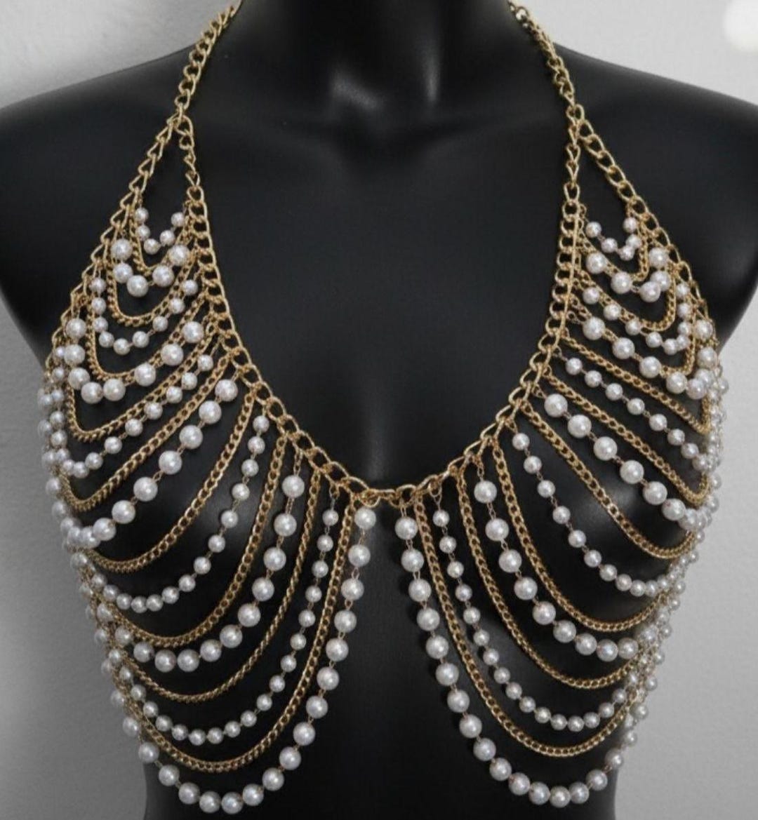 Divine Goddess Pearl Bustier