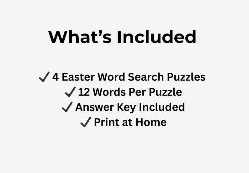Easter Word Search Printable for Kids | Spring Activity Pages | Fun ...
