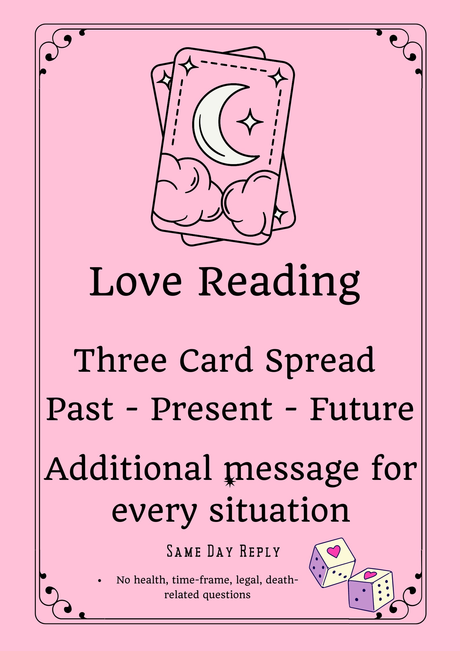Very Detailed Love & Relationship Tarot Reading - 3/6/9 Cards - Delivered in 24 Hours