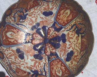 Antique Chinese Imari Bowl – 18th Century Enamel Porcelain