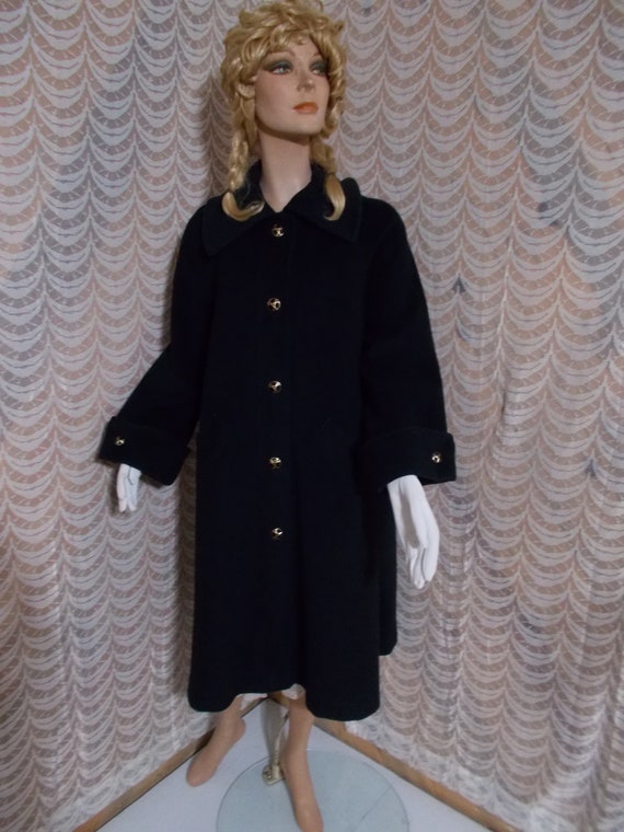 FREE Shipping- Vintage Youthcraft Womans Wool Blac