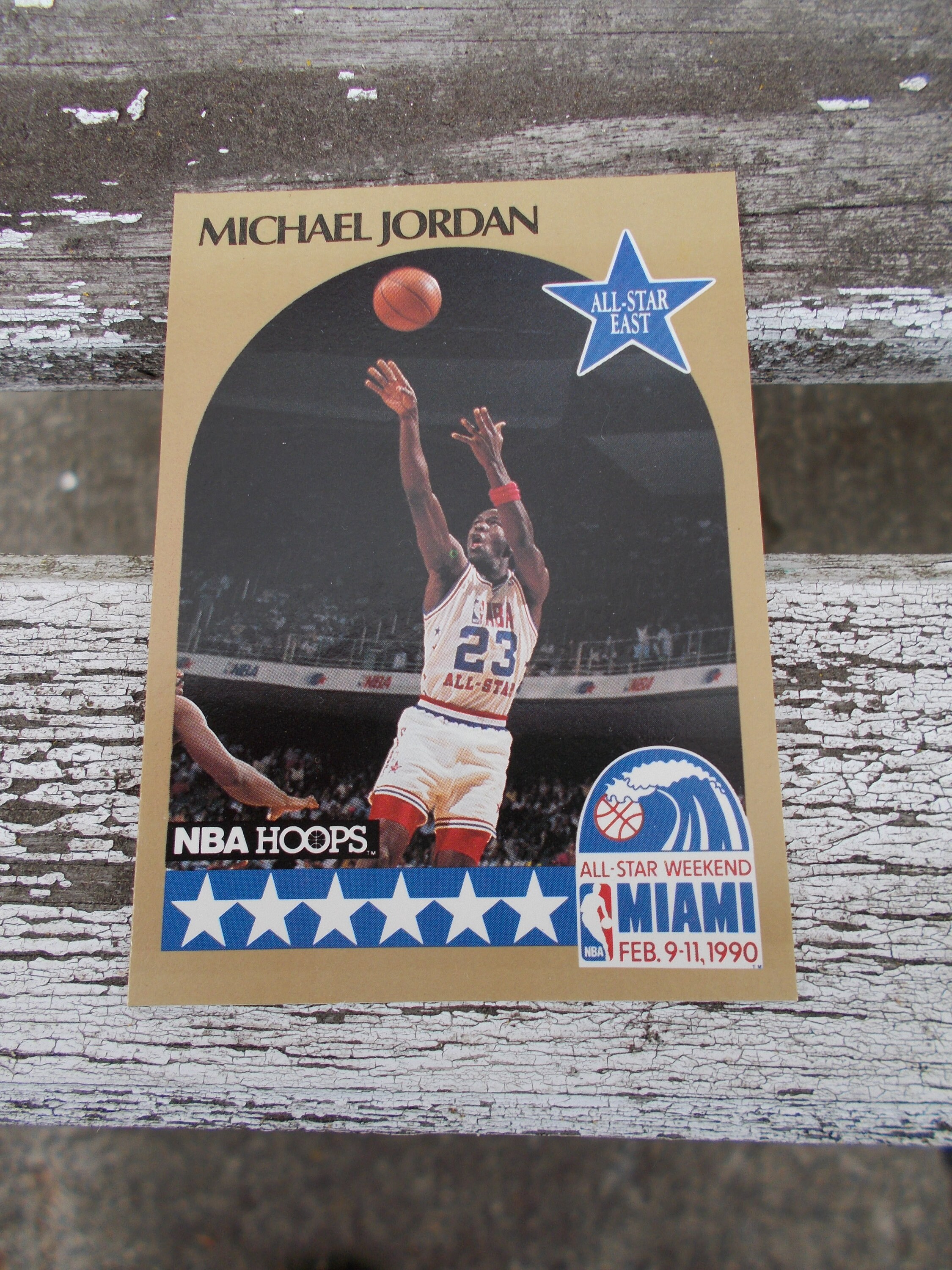 FREE Shipping-very Rare 1990 NBA Hoops Michael Jordan Card 5 - Etsy