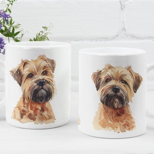 Briard Hundebecher, Hund Walker Geschenk, Haustier Besitzer Geschenk, Geschenk für Tierliebhaber, Geburtstagsgeschenk für Tierliebhaber, niedlicher Hundebecher