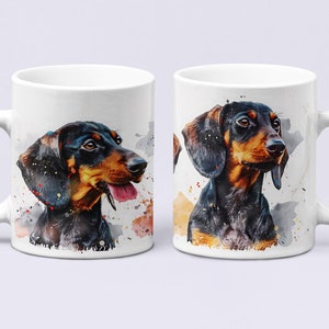 Dackel Hund Becher, Geschenk für Haustier Liebhaber, Süßer Hundebecher, Geschenk für Freund
