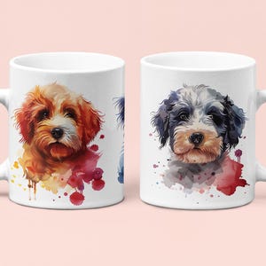 Cute Dog Mug, Old English Sheepdog Mug, Fur Baby Present, Gift for Mum, Dog Lover Mug