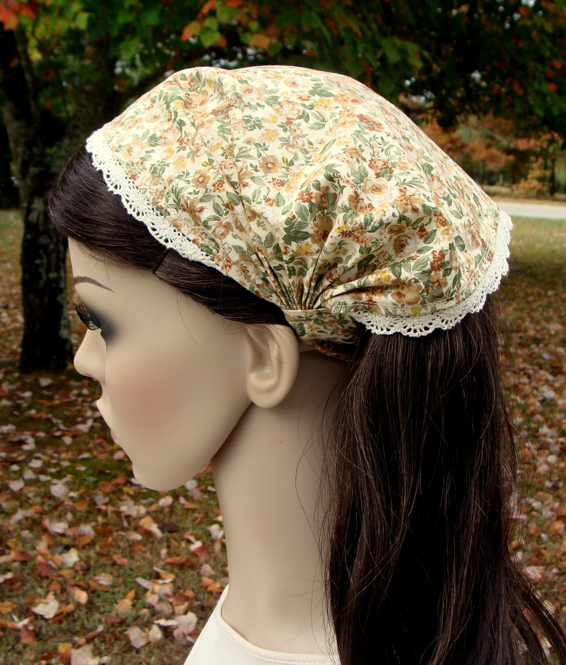 ADULT Head covering Pattern Headcovering Pattern Wide Fabric Etsy