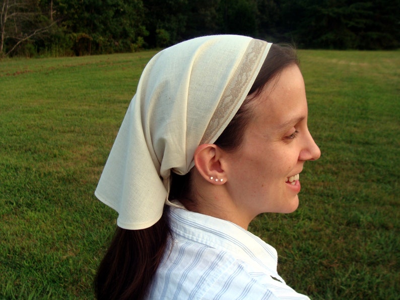 ADULT Modest Prayer Veil Pattern Long Veil Head covering Head scarf Tutorial Headcovering Sewing PDF Tutorial Headscarf Bandana DIY Headwrap image 7