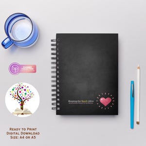 Printable Couples planner, Relationship planner, Intimacy journal, Marriage, Couples journal, spark, couples journal, relationship journal