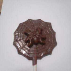 Spider and spiderweb lollipops suckers party favors