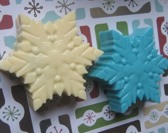 Snowflake large chocolate covered sandwich cookie oreo party favors