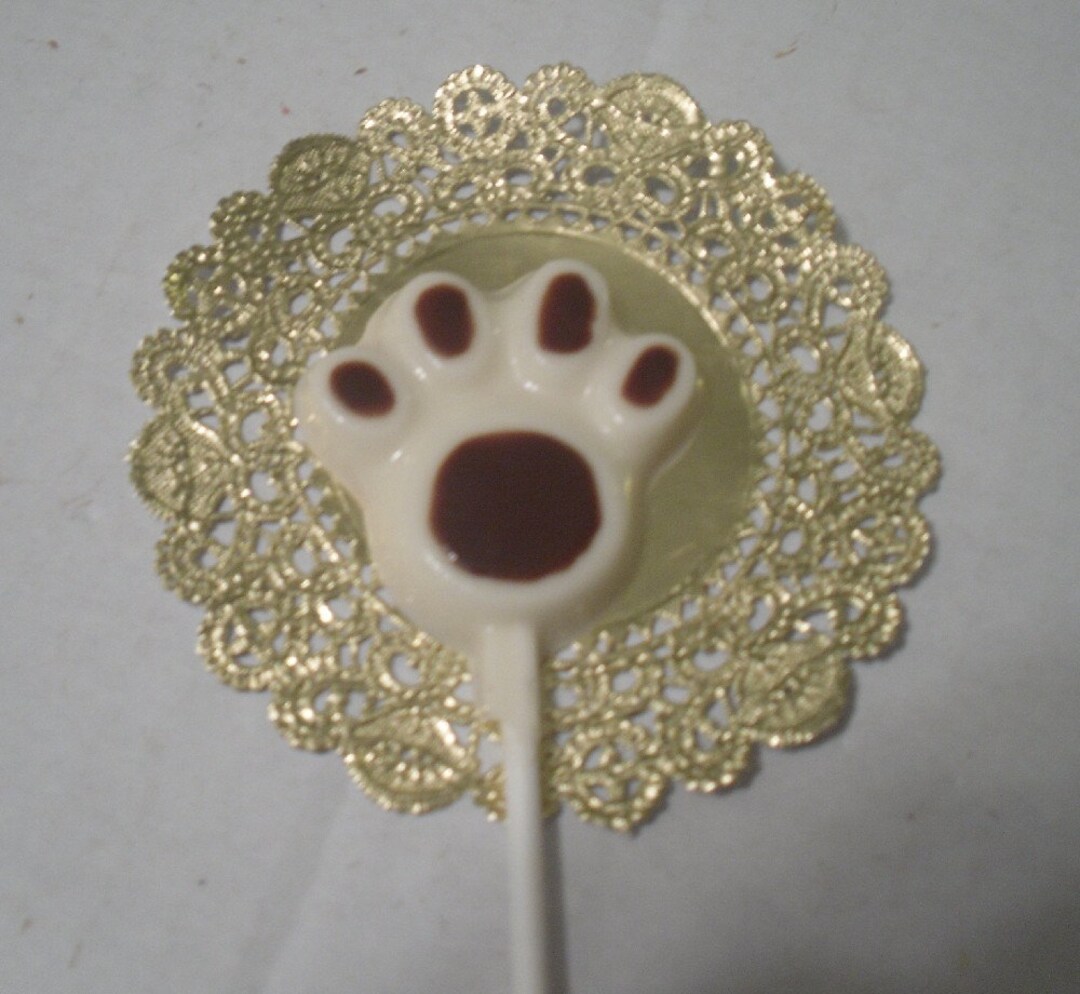 Paw Print Lollipops Etsy