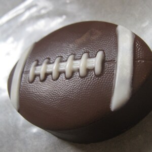 One dozen football shaped chocolate covered Oreo sandwich cookies party favors image 3