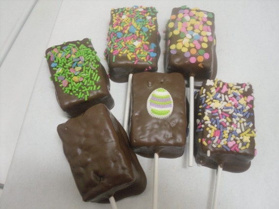 Chocolate Covered Rice Krispie Treats
