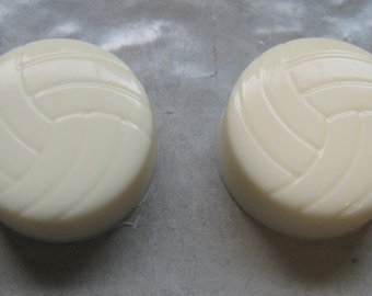 One dozen volleyball designed chocolate covered sandwich cookies Oreos party favors