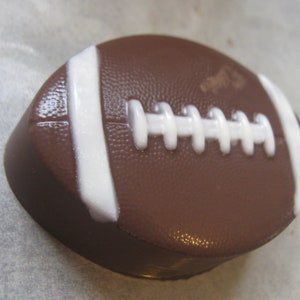 One dozen football shaped chocolate covered Oreo sandwich cookies party favors image 2