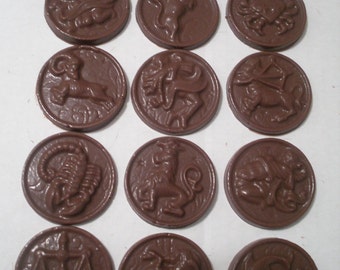 Chocolate Zodiac Medallions