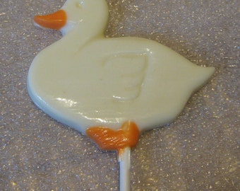 One dozen duck lollipop sucker party favors