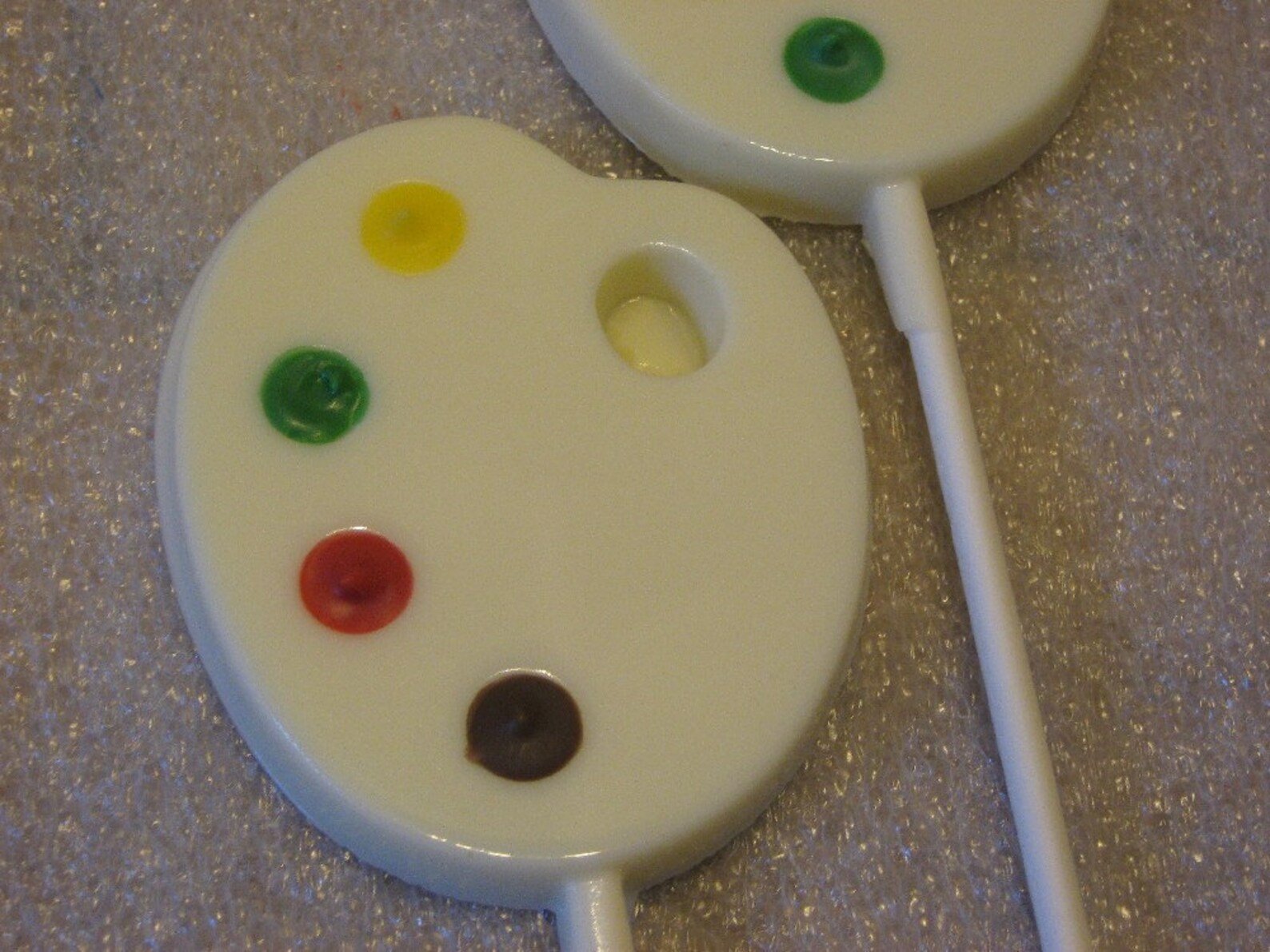 One Dozen Painters Palette Lollipops Suckers Party Favors Etsy