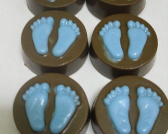 Chocolate Covered Regular Oreos Baby Boy or Girl Feet