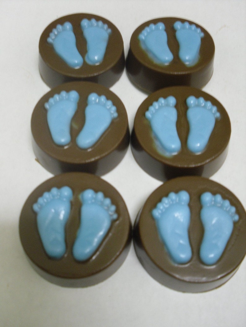Chocolate Covered Regular Oreos Baby Boy or Girl Feet image 1