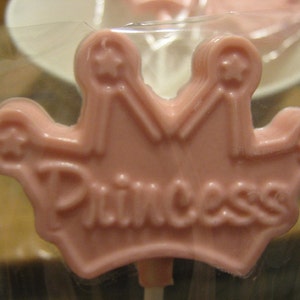 One dozen princess crown lollipops image 2