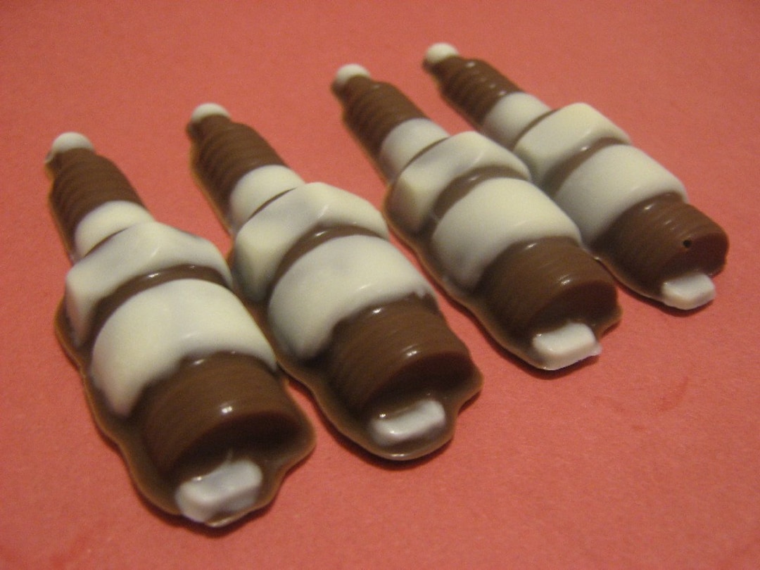 One Dozen Chocolate Spark Plug Candies Etsy