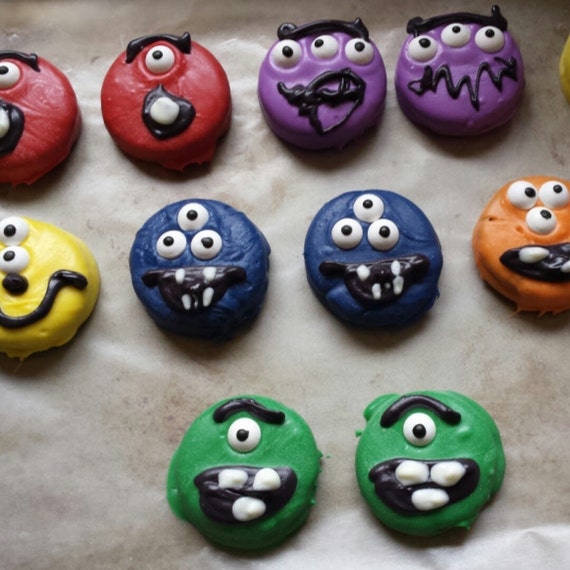 One Dozen Alien Funny Face Monster Chocolate Covered Sandwich - Etsy One Dozen Alien Funny Face Monster Chocolate Covered Sandwich - Etsy
