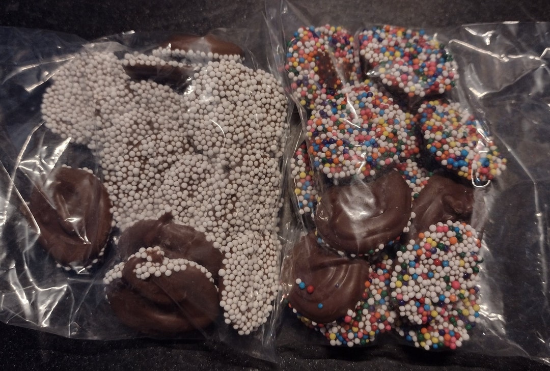 Homemade Chocolate Nonpareils in Your Choice of Chocolate and Nonpareil ...