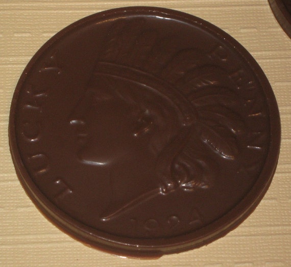 One dozen lucky penny chocolates party favors