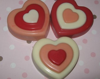 One dozen triple heart chocolate covered oreo sandwich cookie party favors