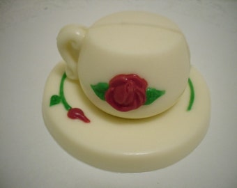 3D Chocolate Teacup and Saucer