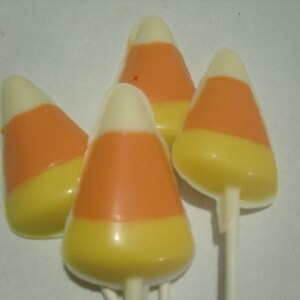 A dozen Candy Corn Lollipops suckers party favors