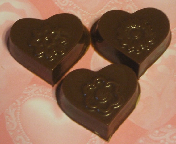 One dozen hearts and flowers caramel or peanut butter cup party favors