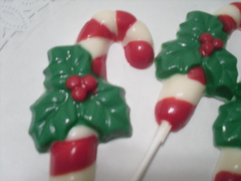 A Dozen Candy Cane Lollipops image 3