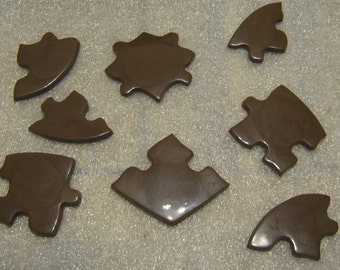 Working chocolate heart puzzle love valentine