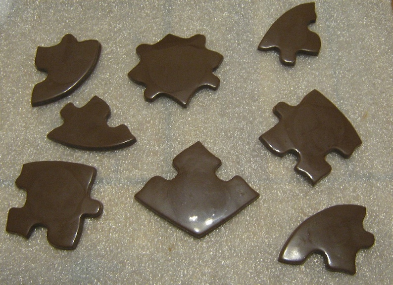 Working chocolate heart puzzle love valentine image 1