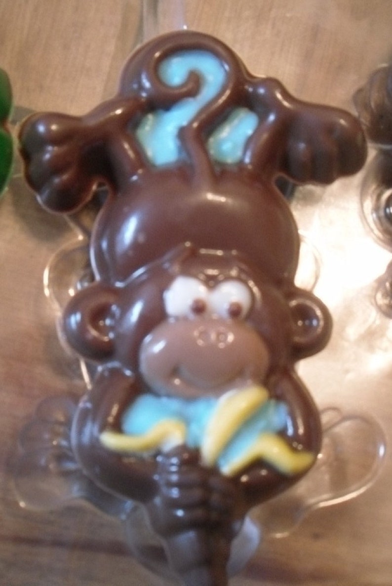 Set of 3 Large Monkey Lollipops image 5