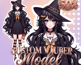 Custom VTuber Model | Anime VTuber Character | Custom Vtuber Avatar | PNGTuber Design | VTuber Character Commission